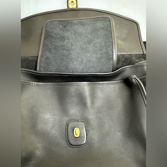 Vintage Coach Beekman Black Leather Briefcase G8C-5266 USA - Picture 10 of 16
